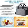 Hot Selling Waterproof Ladies Insulated Lunch Cooler Bags For Outdoor Neoprene Thermal Cooler Lunch Box