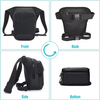 Multi-Function Durable Waterproof Motorcycle Rider Leg Bag Moto Thigh Bag With Removable Strap