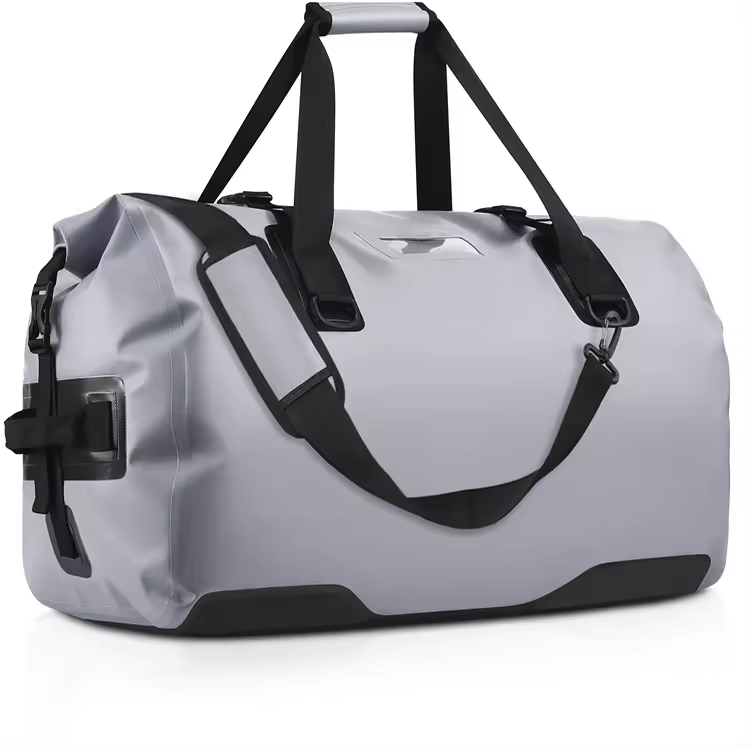 Durable 60L TPU Dry Duffel Bag Motorcycle Dry Bag For Camping Surfing Boating