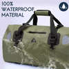 Large Capacity 50L Waterproof Roll-up Dry Duffel Bag with Quick-fixed Straps for Motorcycling, Rafting, Boating
