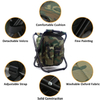 3 In 1 Multi-function Outdoor camping fishing Folding Backpack Cooler Bag Chair