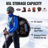 New Fashion Boot Bags Custom Logo 65L Waterproof Skiing Snowboarding Travel Luggage Backpack