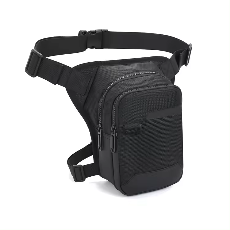 Multi-Function Durable Waterproof Motorcycle Rider Leg Bag Moto Thigh Bag With Removable Strap