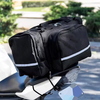 Water-Resistant and Tear-Resistant Motorcycle Tail Bag with Adjustable Strap