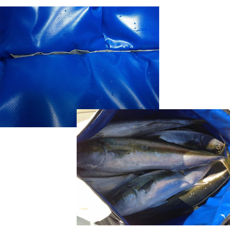 Outdoor Oem Custom Kayak Live Fish Bags Thicken Foam Eva Design Sling Fishing Tackle Reel Insulated Waterproof Bags