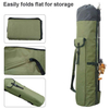 Collapsible Outdoor Fishing Rod Tackle Bag With Large Capacity Design