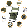 Multi-Function Outdoor Armchair Cooler Bag Folding Fishing Chair Bag