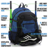 Softball Bat Sport Backpack Baseball Kit Bag Equipment Custom Baseball Bag