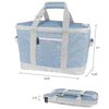 Picnic Large Collapsible Food Delivery Foldable Insulated Cooler Bag