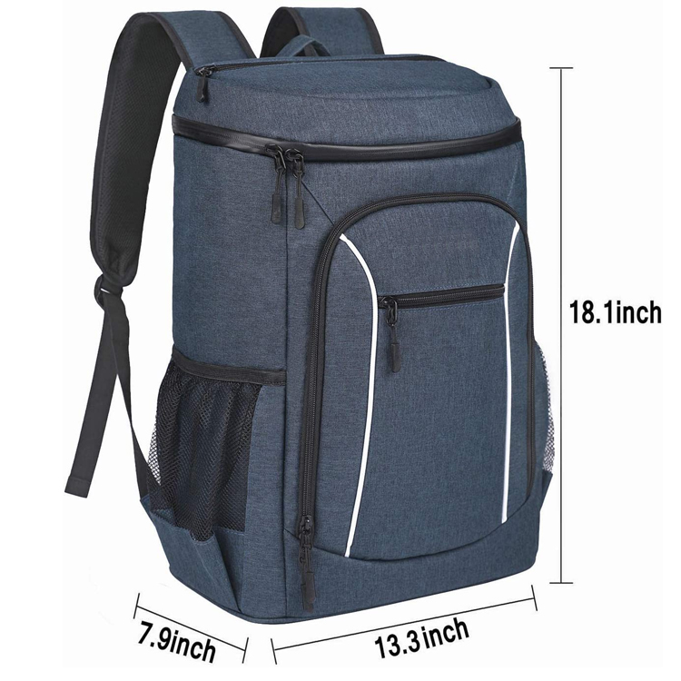 Custom Premium Cheap Big Can Aluminum Foil High Capacity Golf Champagne Wine Milk Beer Picnic Backpack Insulated Cooler Bag