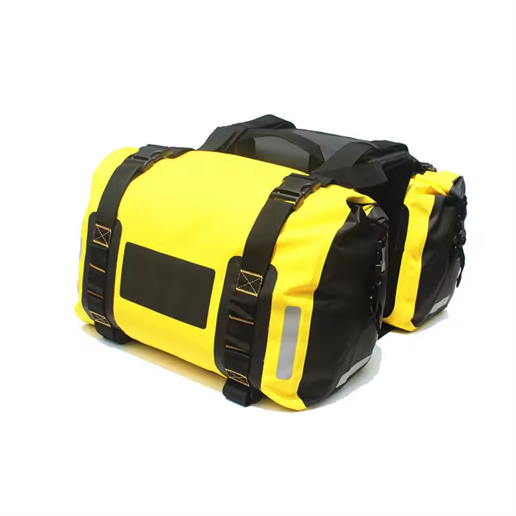 Universal Motorcycle Side Bag Large Capacity Back Seat Pack Motocycletail Luggage Bag
