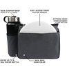 Customs Outdoor Large Capacity Disc Golf Bag With Bottle Holder