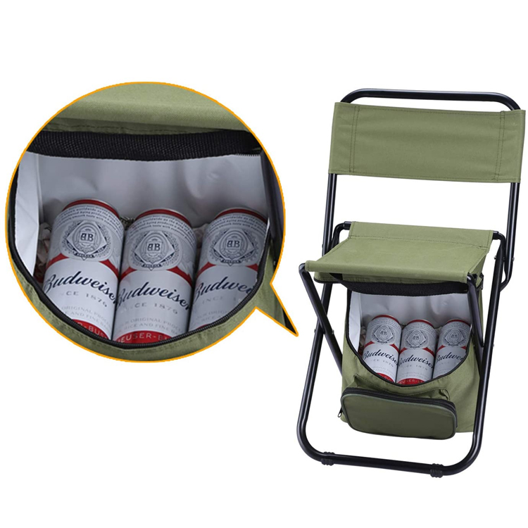 Multi-Function Outdoor Armchair Cooler Bag Folding Fishing Chair Bag