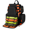 Outdoor Storage Fishing Backpack Waterproof Fishing Bag with 4 Trays Tackle Boxes
