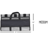Customized Size Black Rubber Mesh Fishing Lure Bag with Handle