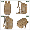 New Product Hunting Backpack Tactical 25L Rucksack Khaki Hiking Daypack